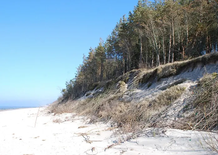 Casa de Férias Domyletnie Maly Dom 46 M2 Z Ogrodzona Dzialka